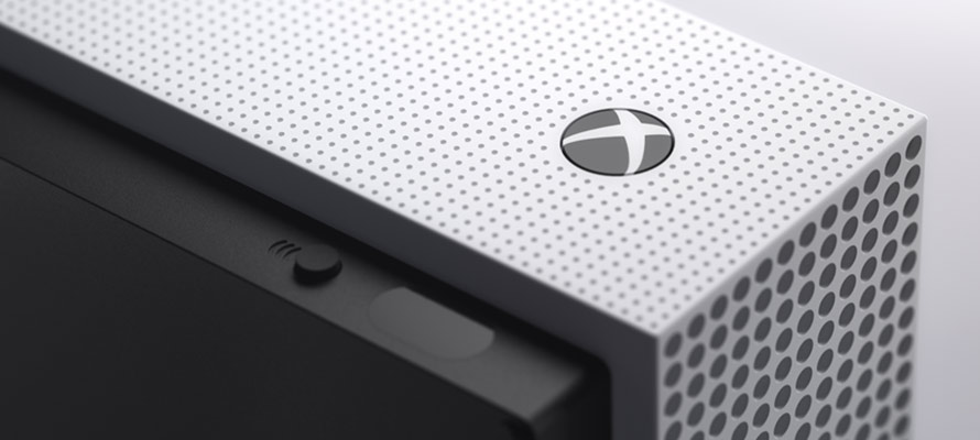 Xbox One S front corner